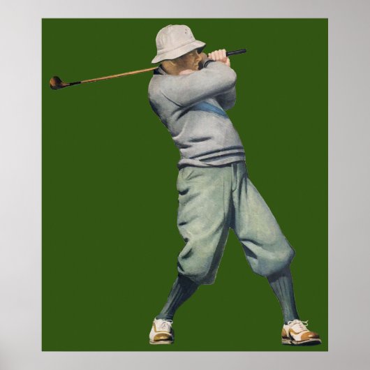 Golfdruk 1927 Poster (Voorkant)