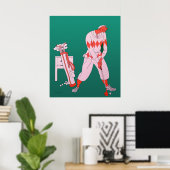 Golfdruk 1927 Poster (Thuiskantoor)