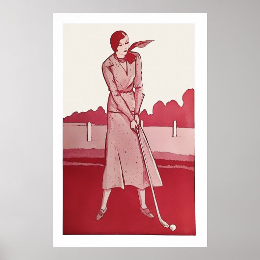 Golfdruk 1932 Poster (Voorkant)