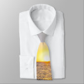 Golfe Breeze Voilier Et Jetty Sunset Cravate (Attaché)