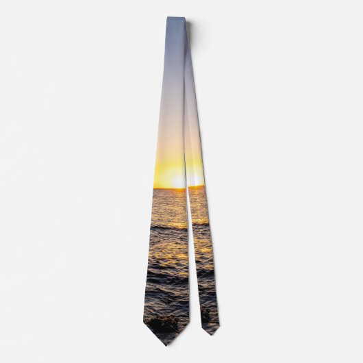 Golfe Breeze Voilier Et Jetty Sunset Cravate (Devant)