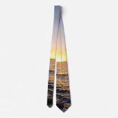 Golfe Breeze Voilier Et Jetty Sunset Cravate (Dos)