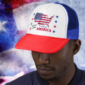 Golfe d'Amérique. Casquettes américains de la ball