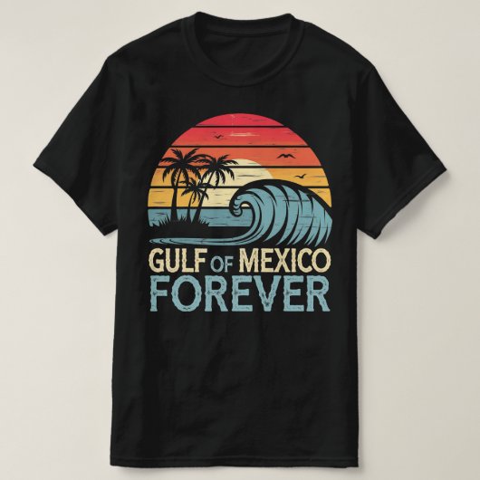 Golfe du Mexique Chemise Beach vie T-shirt (Design devant)