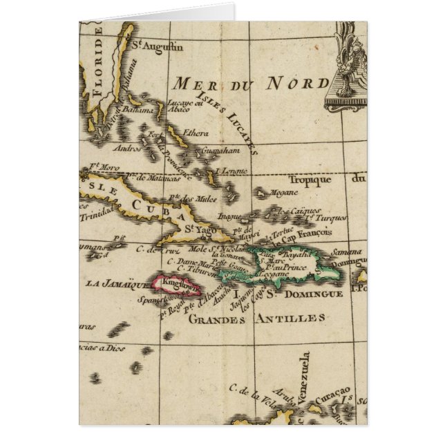 Golfe du Mexique, îles des Caraïbes (Devant)
