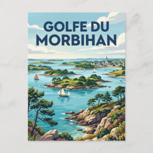 Golfe du Morbihan Regionaal Natuurpark Frankrijk Briefkaart