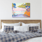 Golfe Juan | Paul Signac | Canvas Afdruk (Insitu (Slaapkamer))