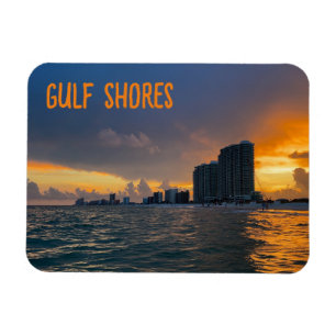 Golfe Shores Beach Magnet