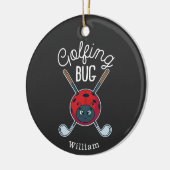 Golfen Bug Sports Gag Novelty Golf Keramisch Ornament (Links)