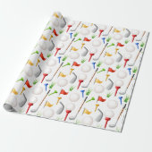 Golfen cadeaupapier (Uitgerold)
