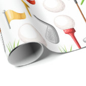 Golfen cadeaupapier (Rol Hoek)