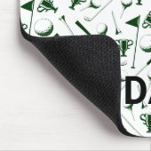 Golfen DAD Vaderdag Golf Verjaardag Hem Fun Muismat (Hoek)