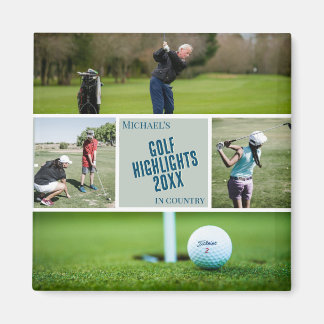 Golfen Fotomagneet golfer golfcadeau Magneet