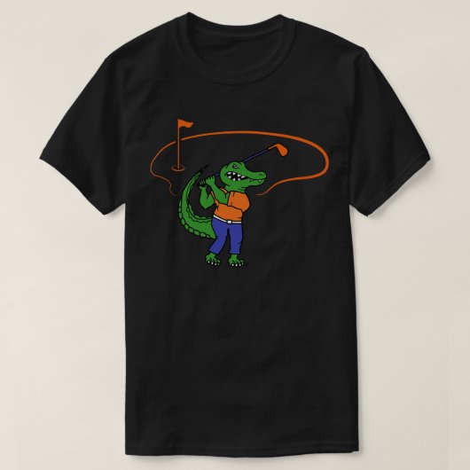 Golfen Gator TShirt (Design voorkant)