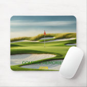 Golfen Herinneringen Gepersonaliseerde Gift Muismat (Met muis)