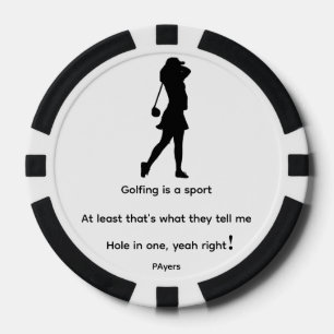 Golfen is een sport poker chips
