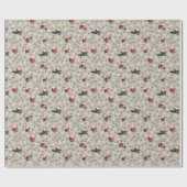 Golfen op Santa Vanilla Cadeaupapier (Vlak)