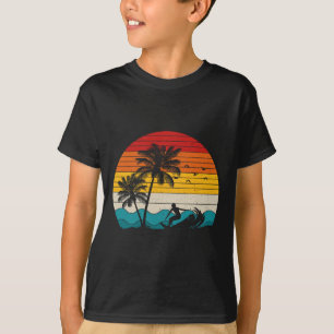 Golfen Vintage Surfer Retro Surf Hawaii Strand Vak T-shirt