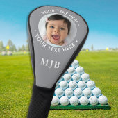 Golfer aangepaste foto gepersonaliseerde monogram  golfheadcover