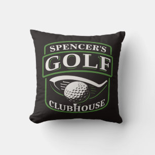 Golfer ADD NAME Pro Golf Player Club Clubhouse Kussen