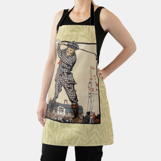 Golfer Antiek Golfen Schort (Insitu)