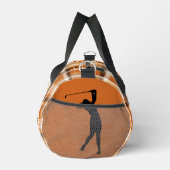 Golfer "Autumn Gold" Plaid Duffel Bag Plunjezak (Rechts)