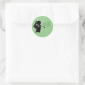 Golfer Bachelor Party Golfreis Klassiek Stijlvol Ronde Sticker (Tas)