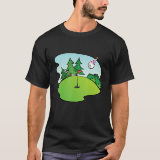 Golfer Birthday Golf Happy Birdie voor mij Pap Zoo T-shirt