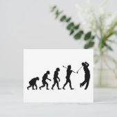 Golfer Briefkaart (Staand voorkant)