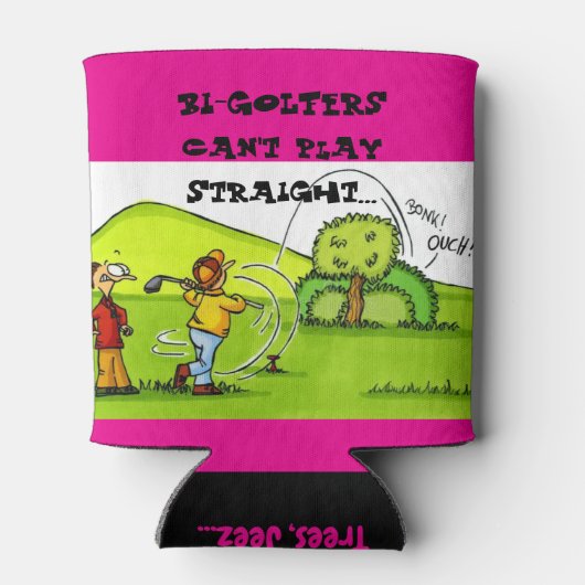 Golfer Can Cooler (Achterkant)