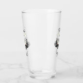 Golfer Cart Pint Drink Glas (Links)