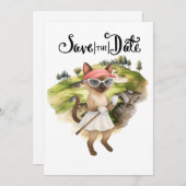 Golfer Cat Bride Bachelorette Party Vrouw Golfer Kaart (Voorkant / Achterkant)