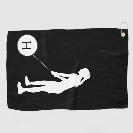 Golfer dames Golf Golfhanddoek (Horizontaal)
