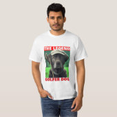 Golfer Dog T-shirt (Voorkant volledig)