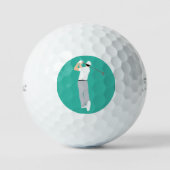 golfer-emoji golfballen (Voorkant)