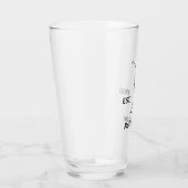 Golfer en gepersonaliseerde naam en jaar glas (Rechts)