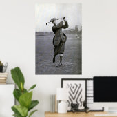  Golfer: George Duncan Poster (Thuiskantoor)