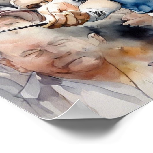 Golfer - Golf Art Print (Hoek)