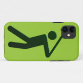 Golfer golf player Case-Mate iPhone case (Achterkant (horizontaal))
