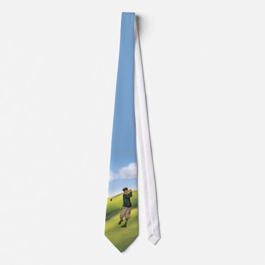  golfer golfgolf stropdas (Voorkant)