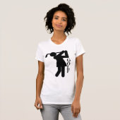 Golfer - Golfsymbool T-shirt (Voorkant volledig)
