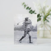 Golfer: Harry Vardon Briefkaart (Staand voorkant)