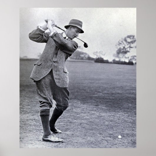  Golfer: Harry Vardon Poster (Voorkant)