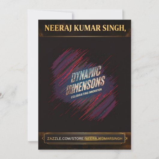 Golfer Hat  Bedankkaart (Voorkant)