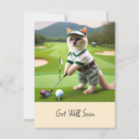 Golfer is golfing voor kattenliefhebbers beterscha