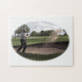Golfer Jigzaag Puzzle Legpuzzel (Horizontaal)