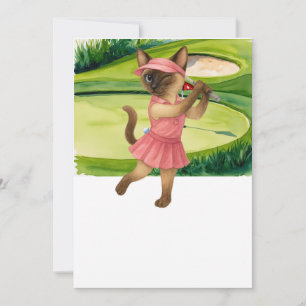 Golfer Kat Toernooi Kaart