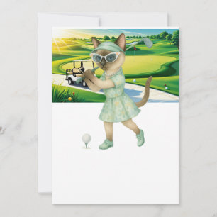 Golfer Kat  toernooi Kaart
