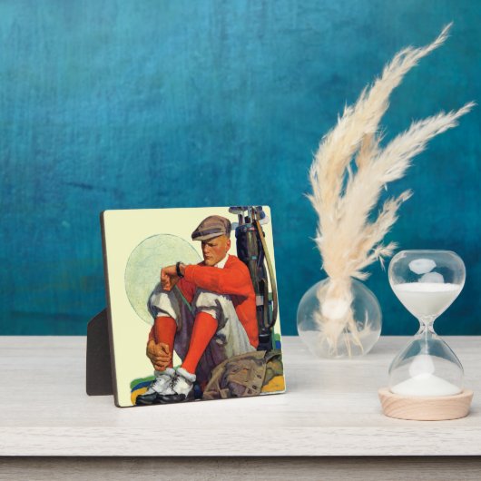 Golfer Kept Waiting Fotoplaat (Insitu)