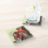 Golfer Kept Waiting Glazen Onderzetter (Schuin)